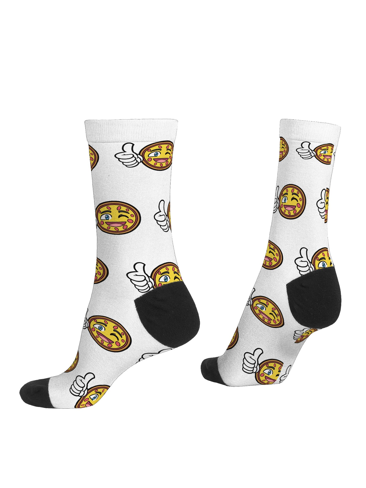 SpookyTimePizza Crew Socks product image (4)
