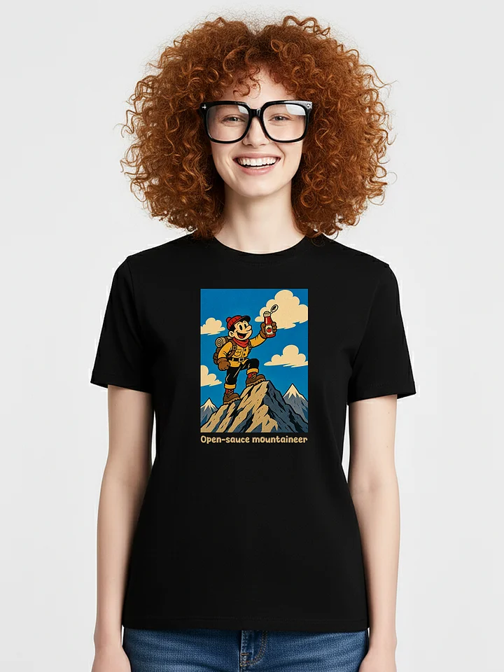 Open-sauce mountaineer t-shirt product image (1)