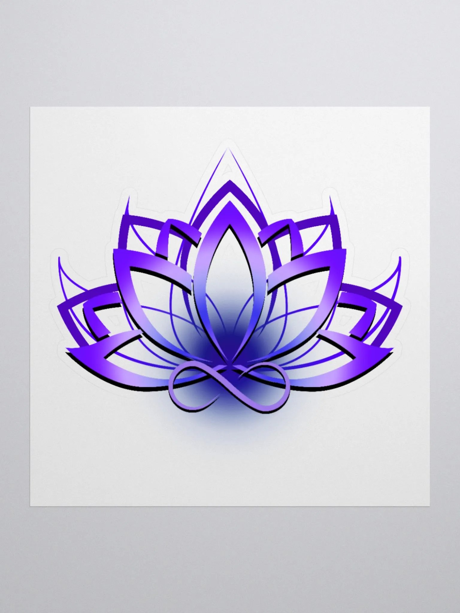 Flexxfinity Lotus KissCut Sticker product image (2)