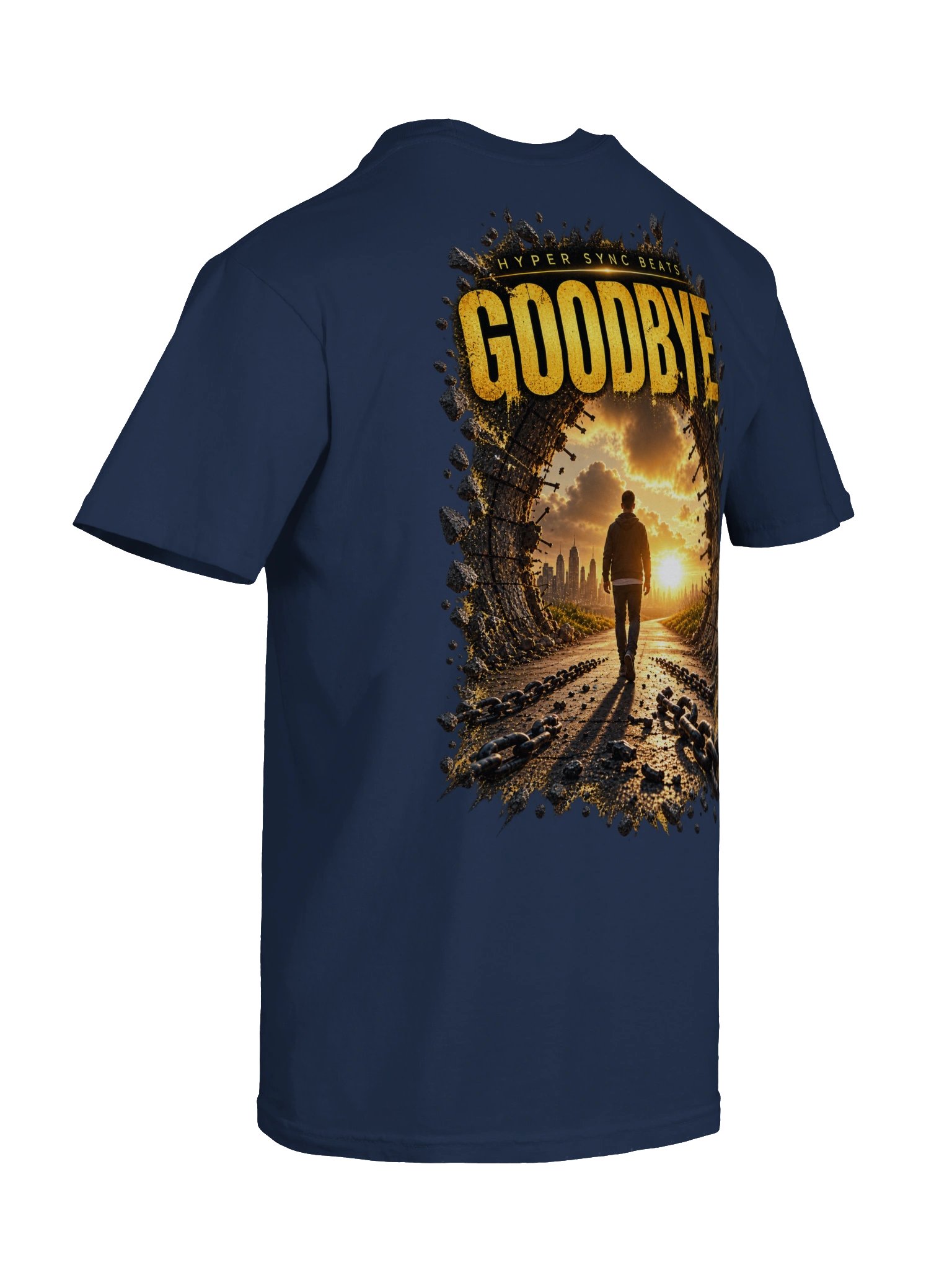 Goodbye—Hyper Sync Beats Premium Heavyweight T-Shirt product image (12)