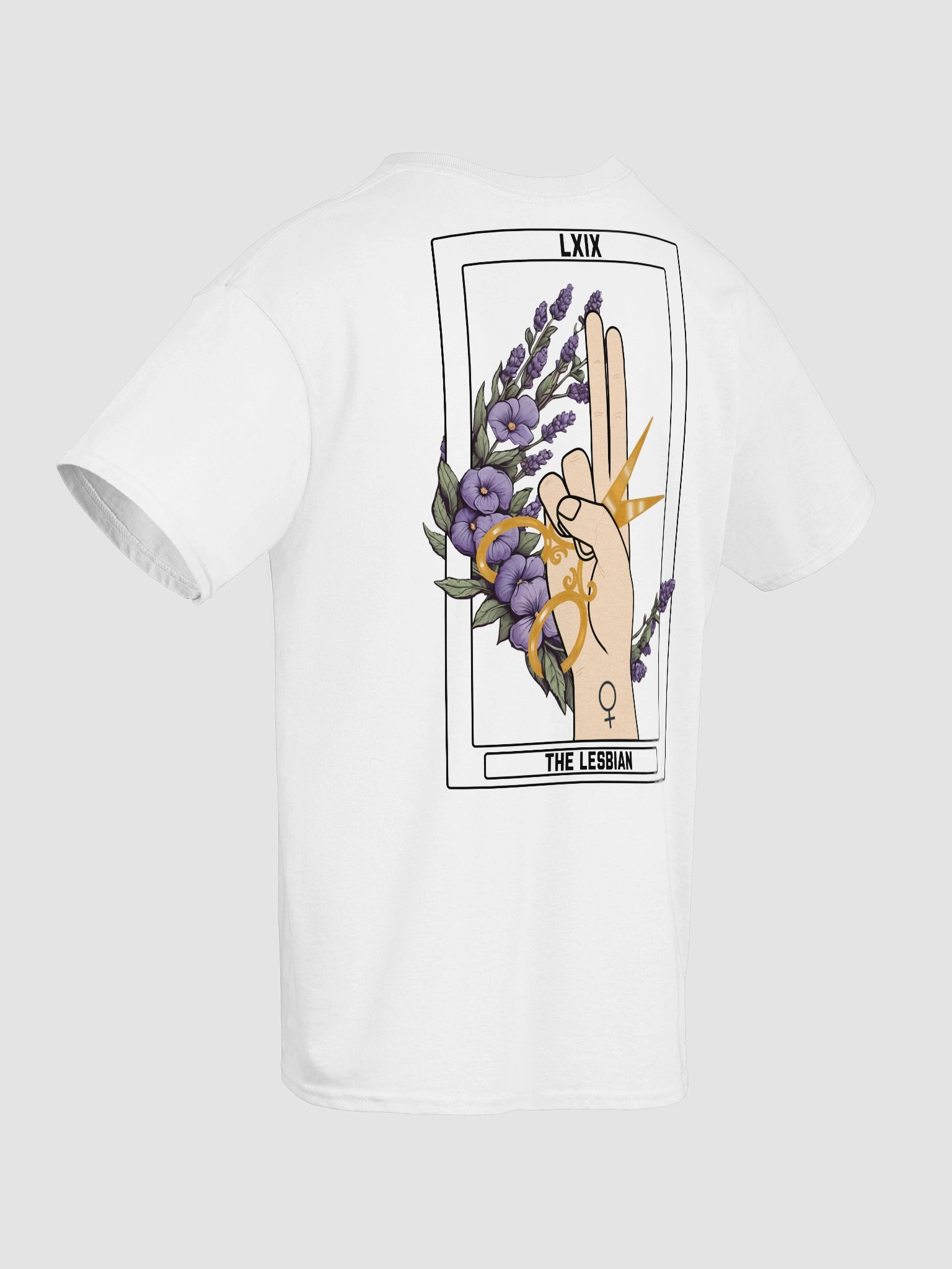 "The Lesbian" Tarot Card - T-Shirt product image (3)