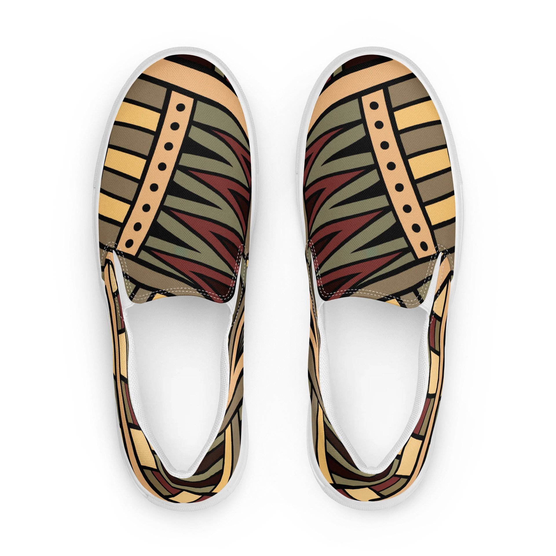 Geometric Fusion Men's Slip-On Shoes product image (1)