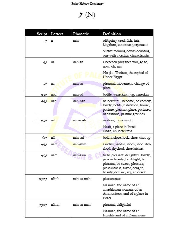 Paleo-Hebrew Dictionary product image (6)