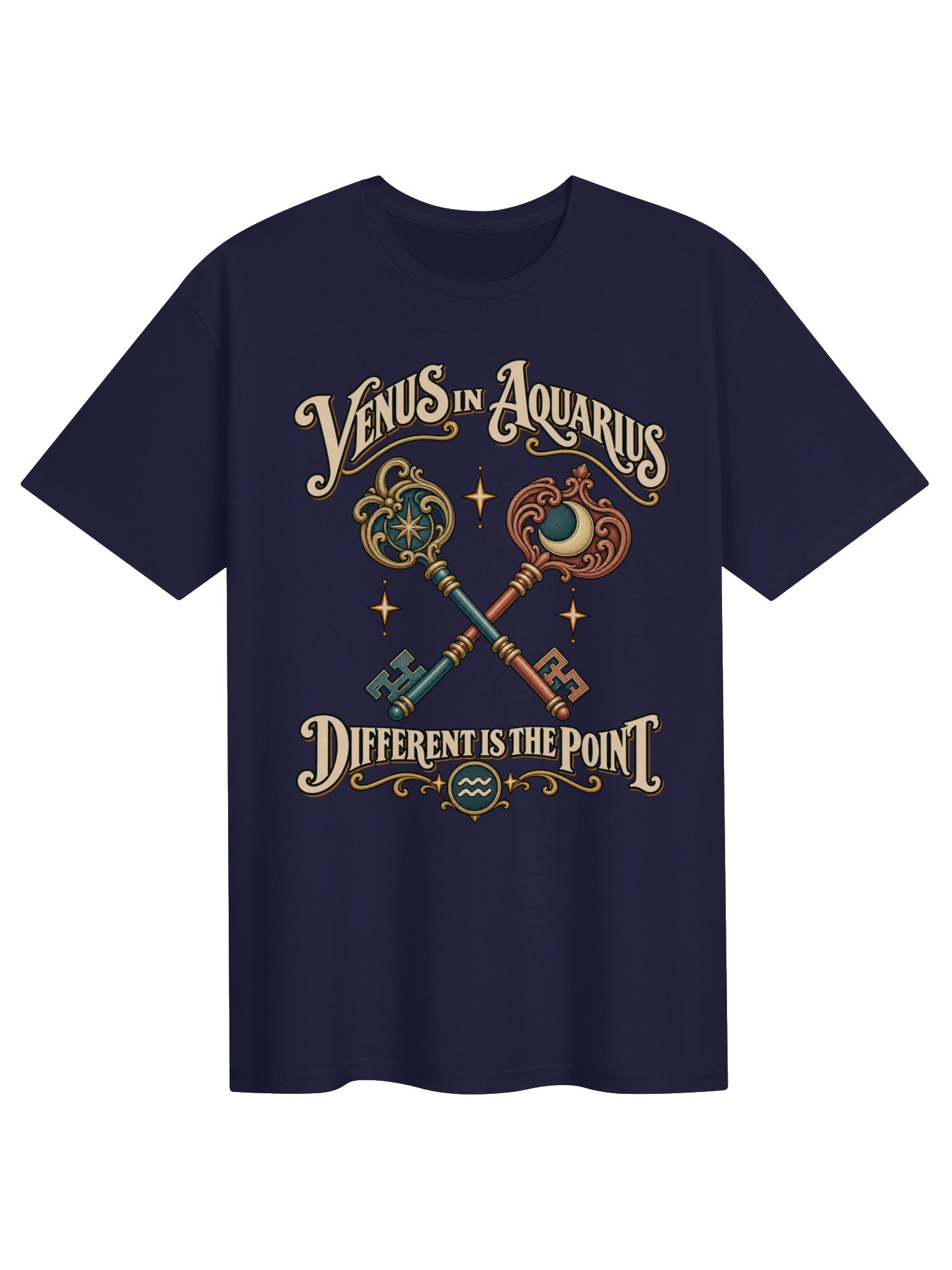 Venus in Aquarius Different Is the Point Tee product image (1)