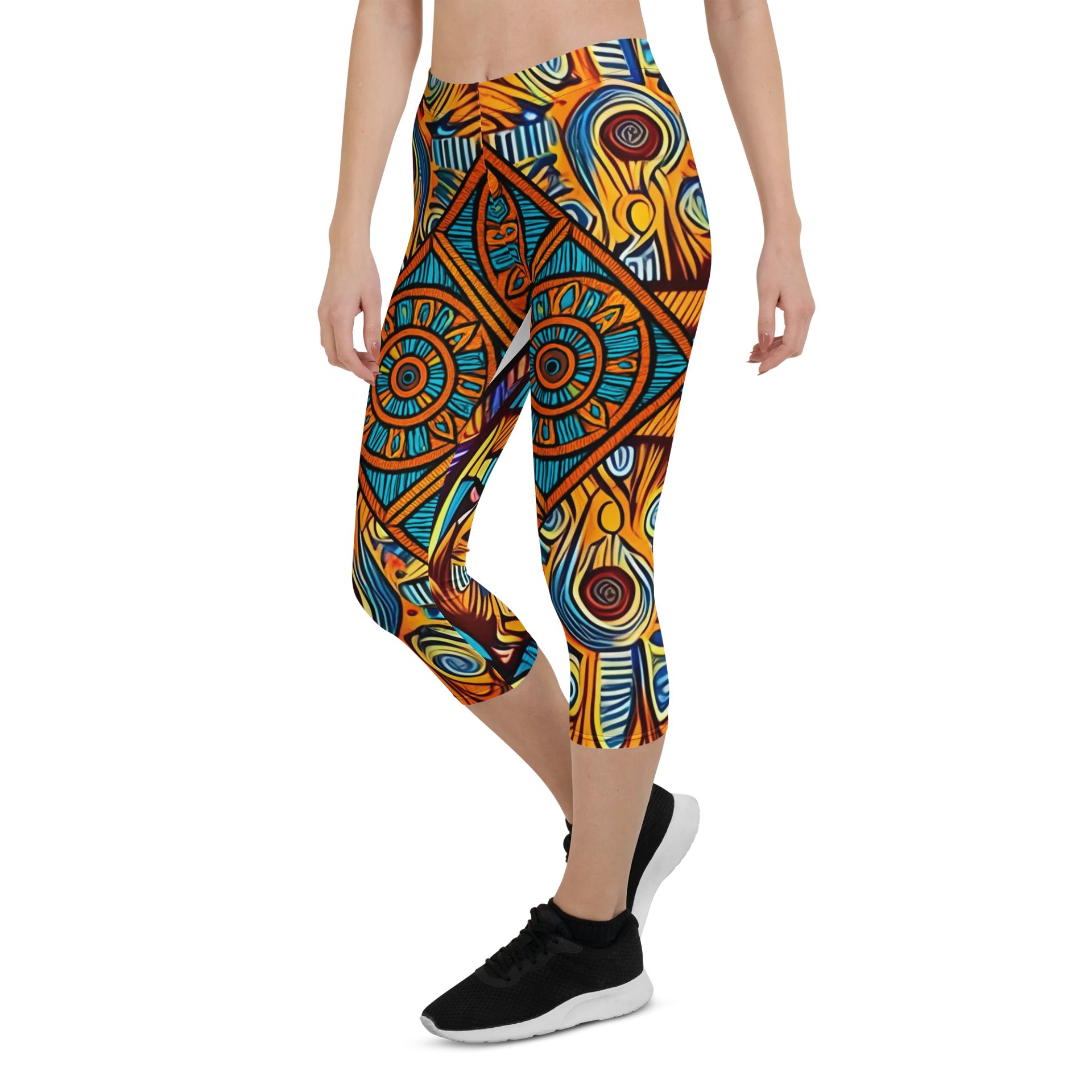 ''Philius Apparel'' All-Over Print Capri Leggings product image (6)