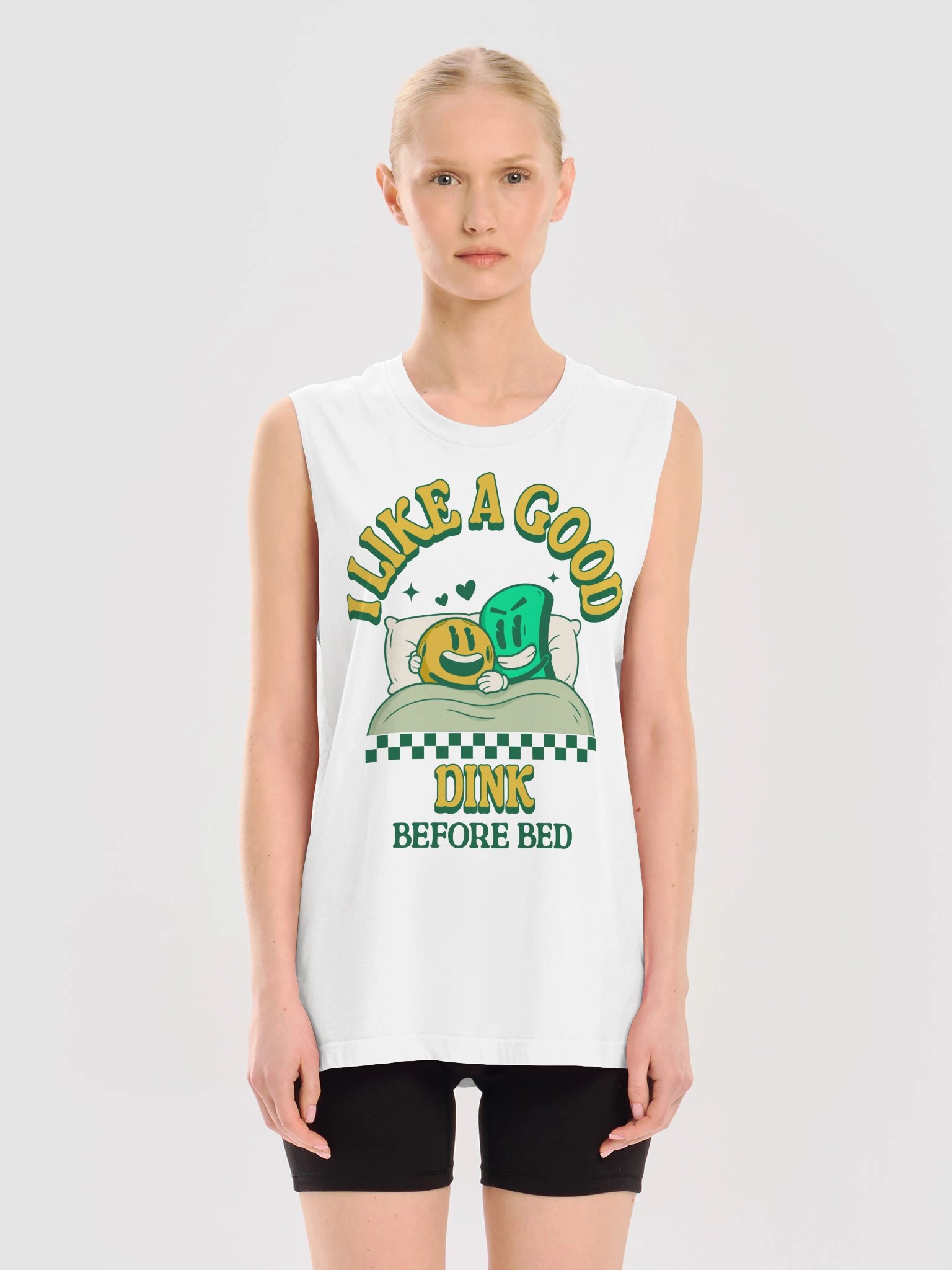 I Like a Good Dink Before Bed Funny Pickleball Tank Top product image (2)