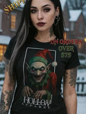Shop link on other socials!  #freaky #fashion #antifashion #christmas #horror 