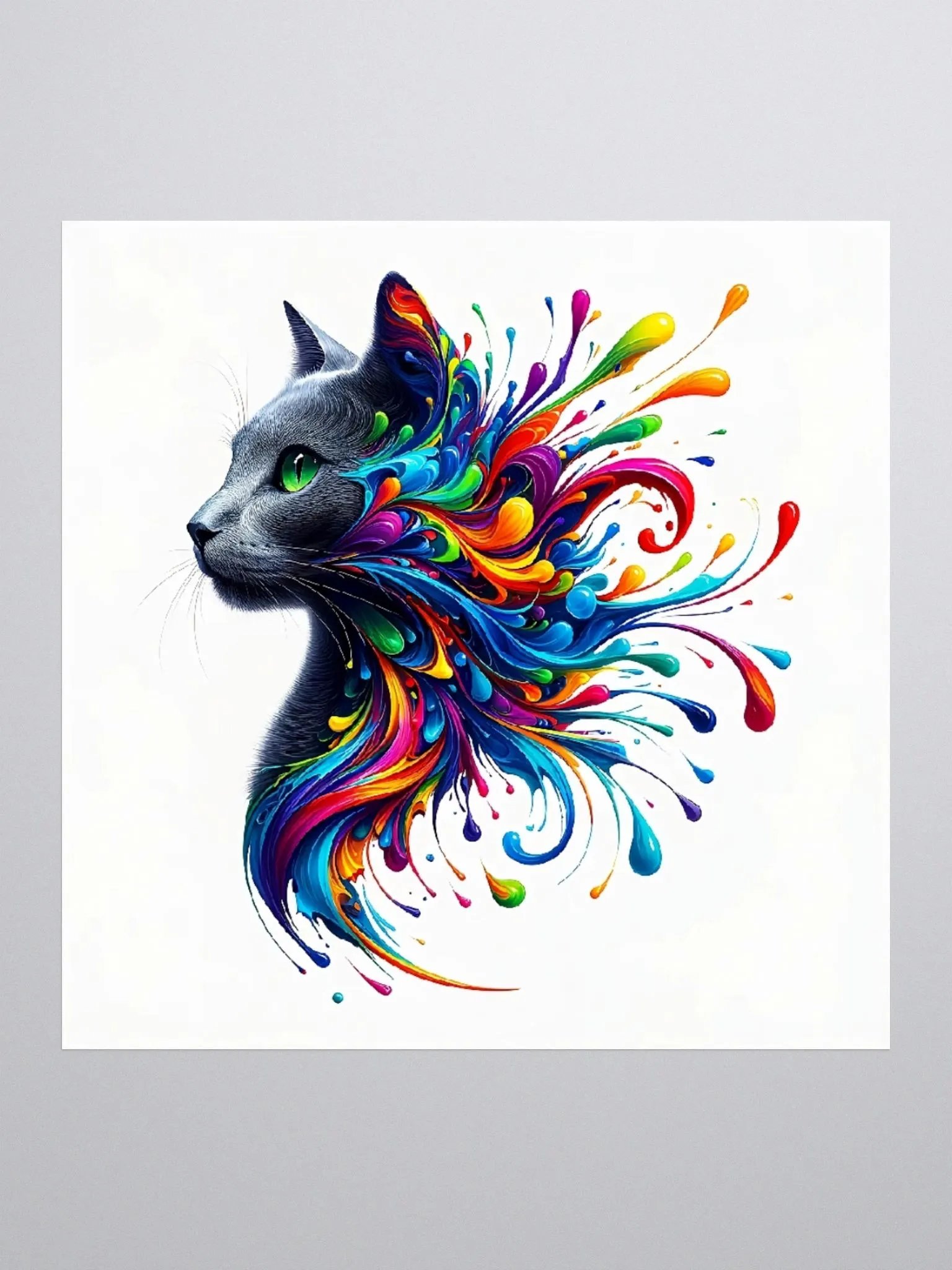 Kiss Cut Stickers: Russian Blue 4 product image (1)