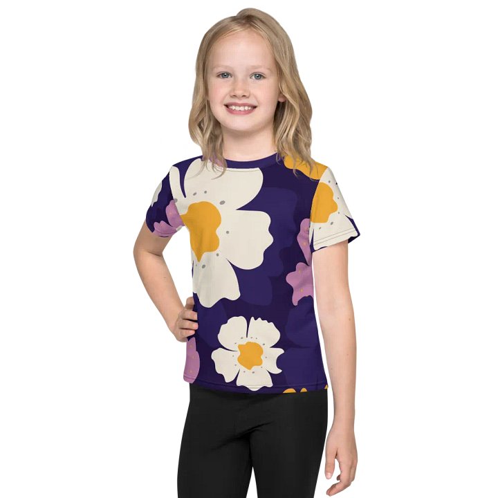 All-Over Print Kids Crew Neck T-Shirt product image (1)