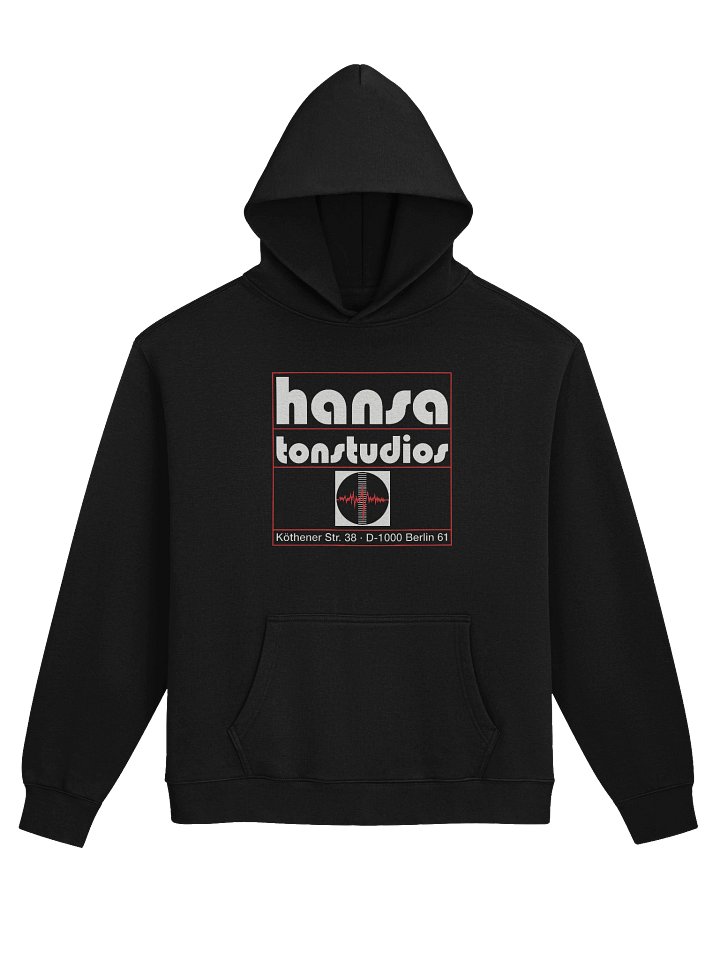 Black Vintage Logo Relaxed Hoodie product image (1)