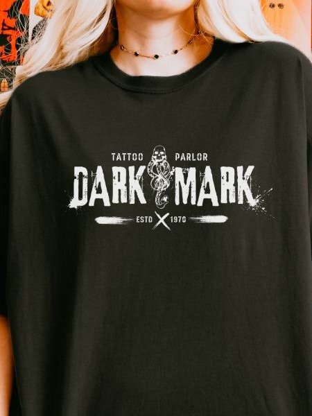Dark Mark Tattoo Parlor Halloween Punk Grunge Shirt product image (9)