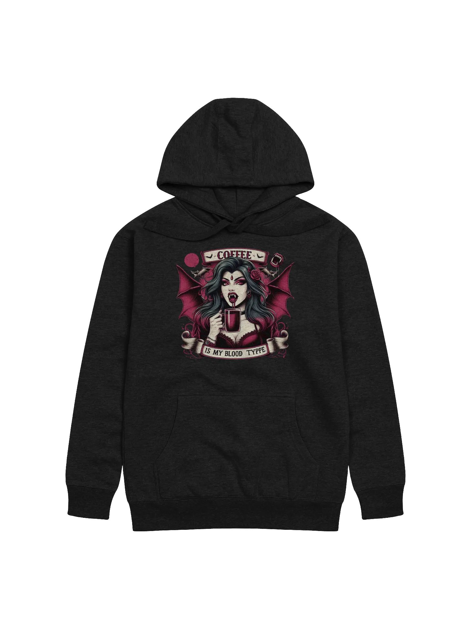 Coffee Is My Blood Typpe Hoodie product image (1)