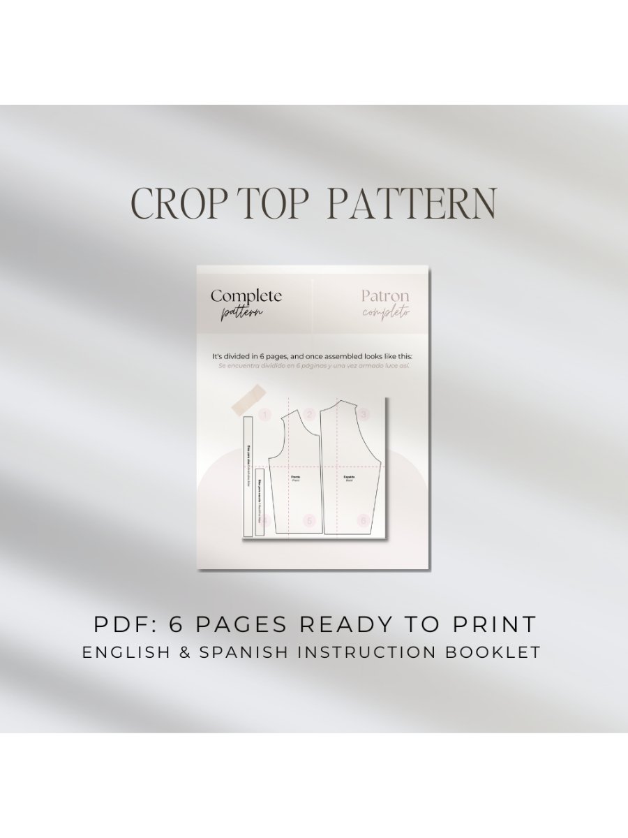 Becka Crop Top Pattern product image (2)