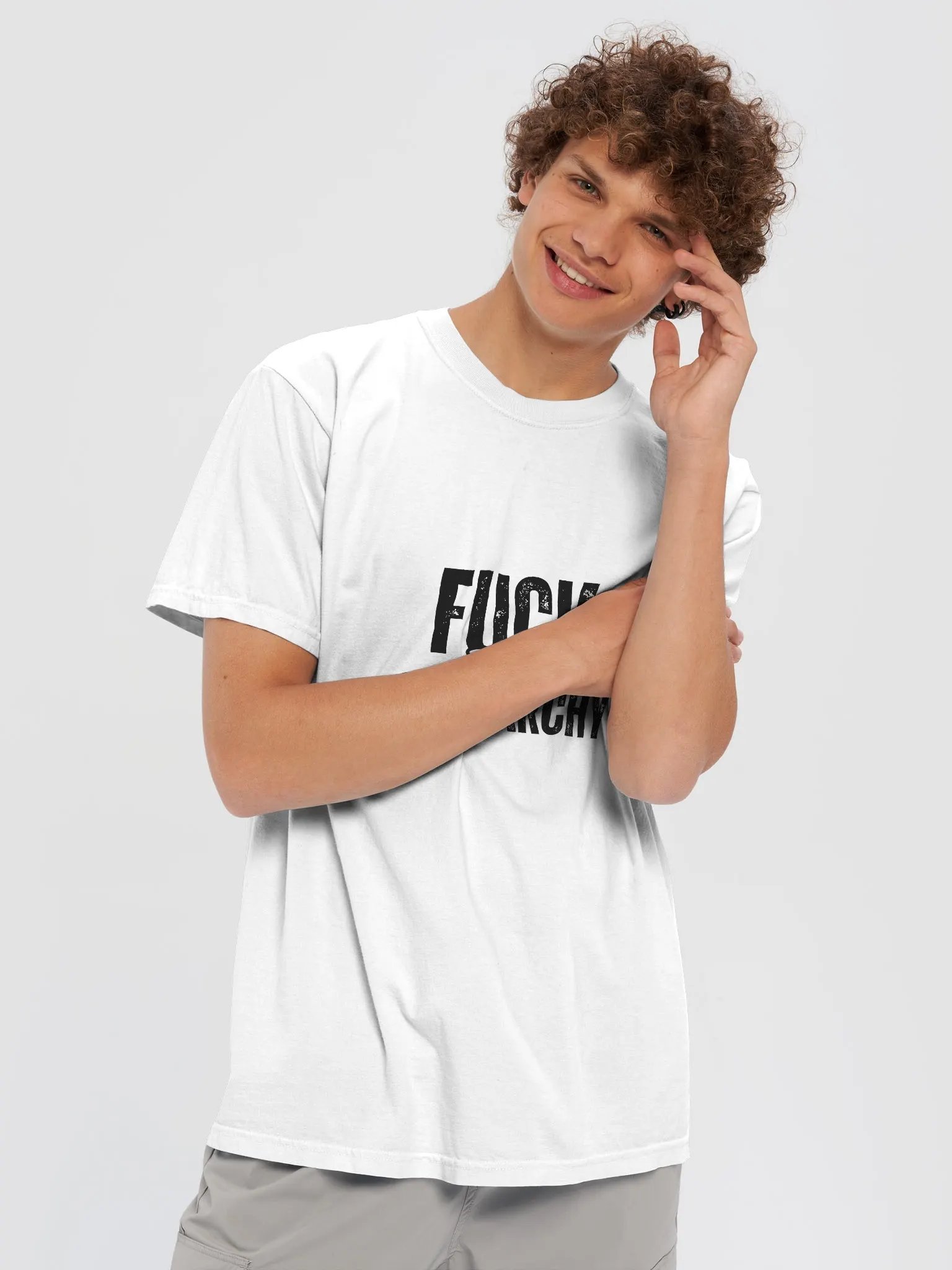 Fuck the Oligarchy Heavyweight Tee (lighter colors) product image (5)