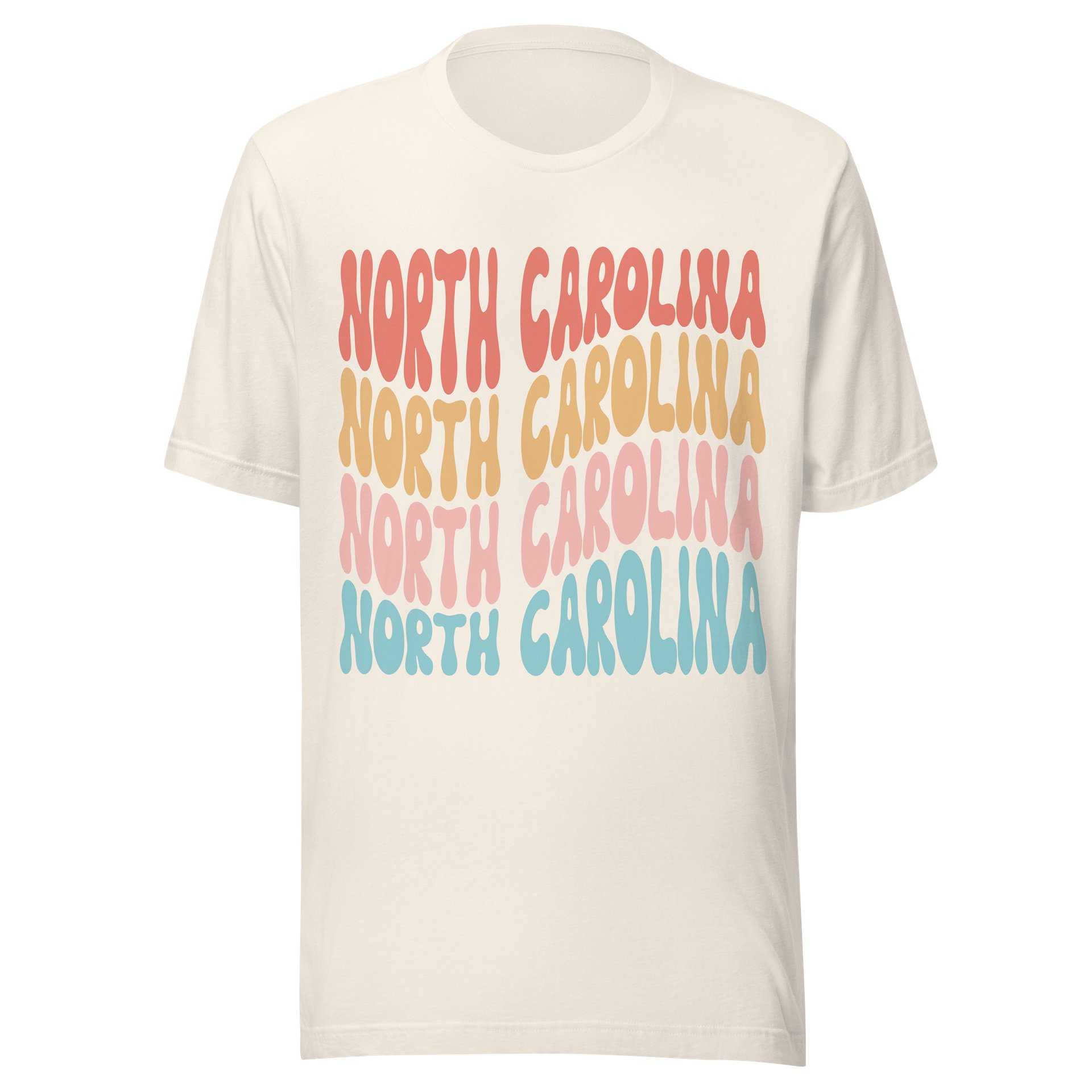 North Carolina Retro Wavy Tee product image (2)