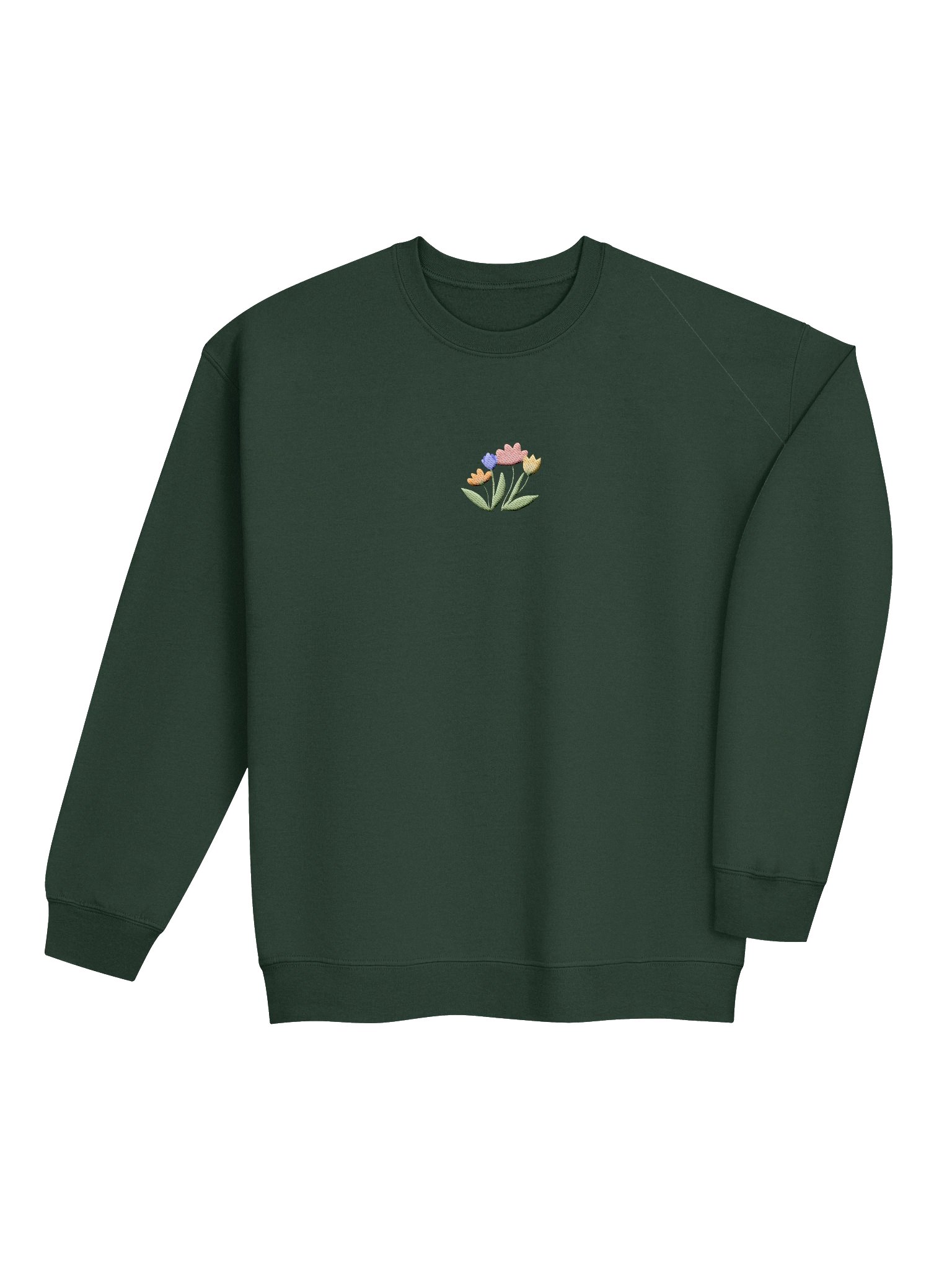 Embroidered Floral Crewneck Sweatshirt product image (16)