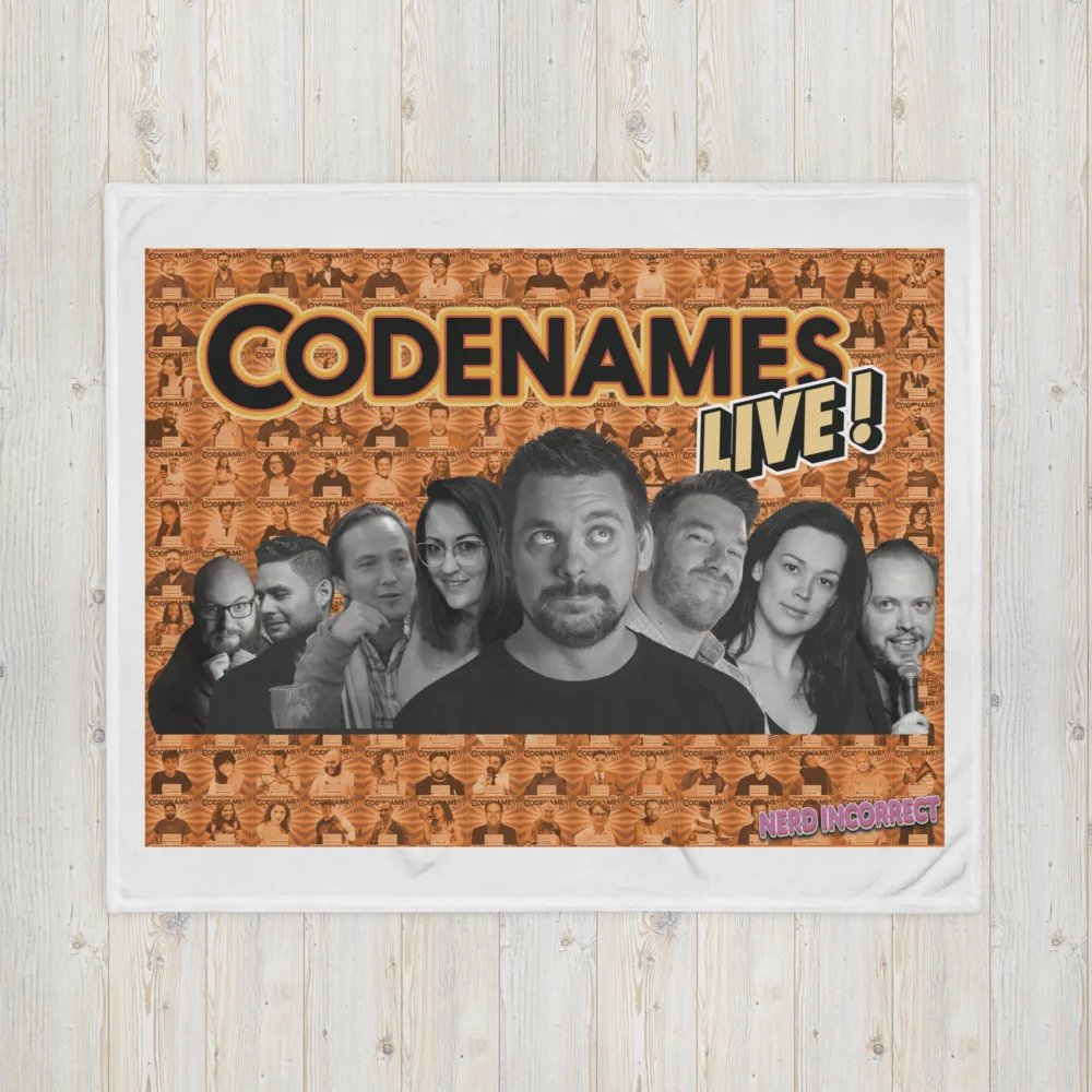 Codenames LIVE! Cast Throw Blanket product image (4)