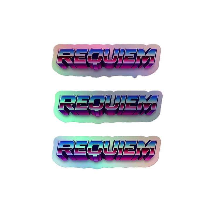 Requiem Holofoil Sticker Sheet product image (2)