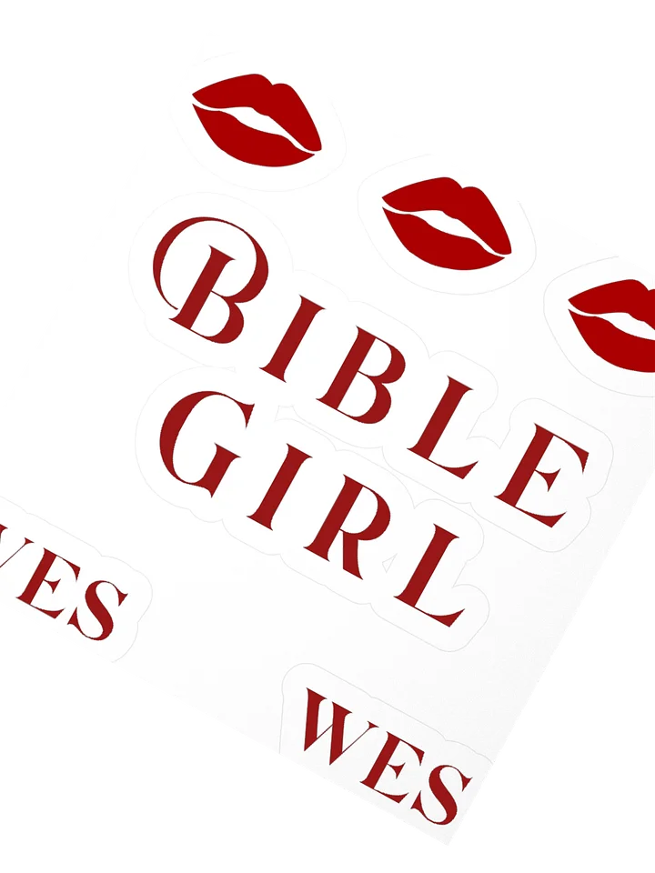 Bible Girl Sticker Sheet product image (2)