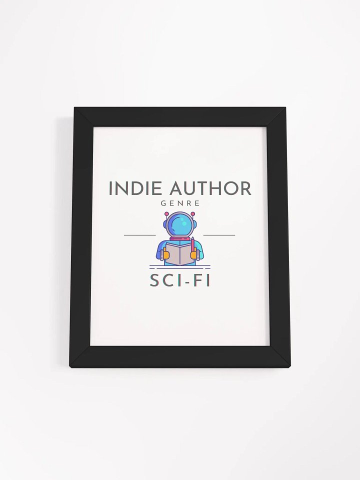 Indie Author Genre Sci-Fi Framed Poster product image (10)