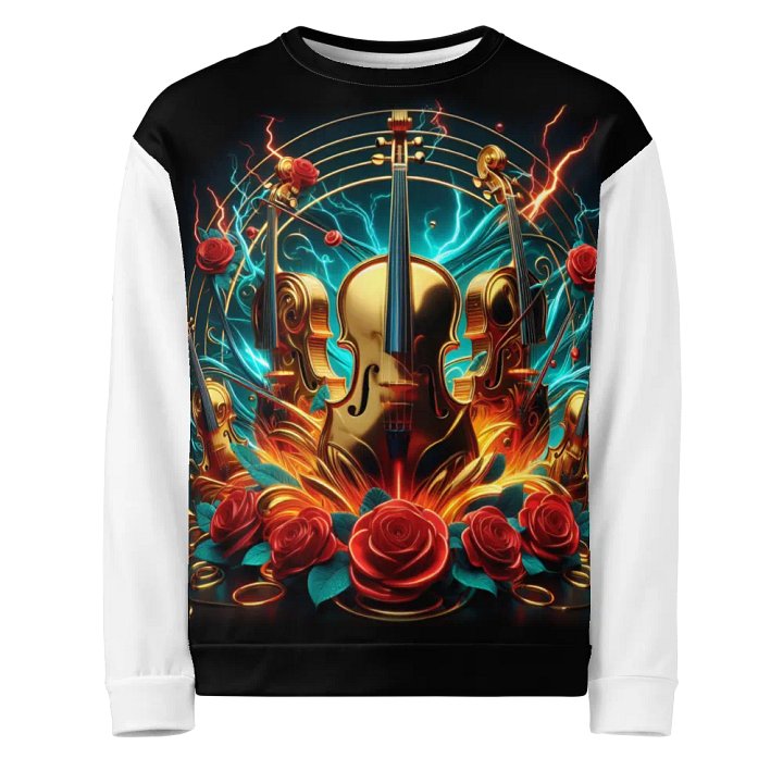 Golden Symphony All-Over Print - Unisex Sweatshirt #4 product image (1)