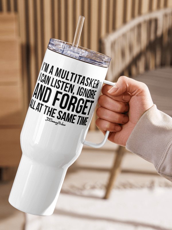 Multitasker Stainless Steel 40oz Travel Mug product image (2)