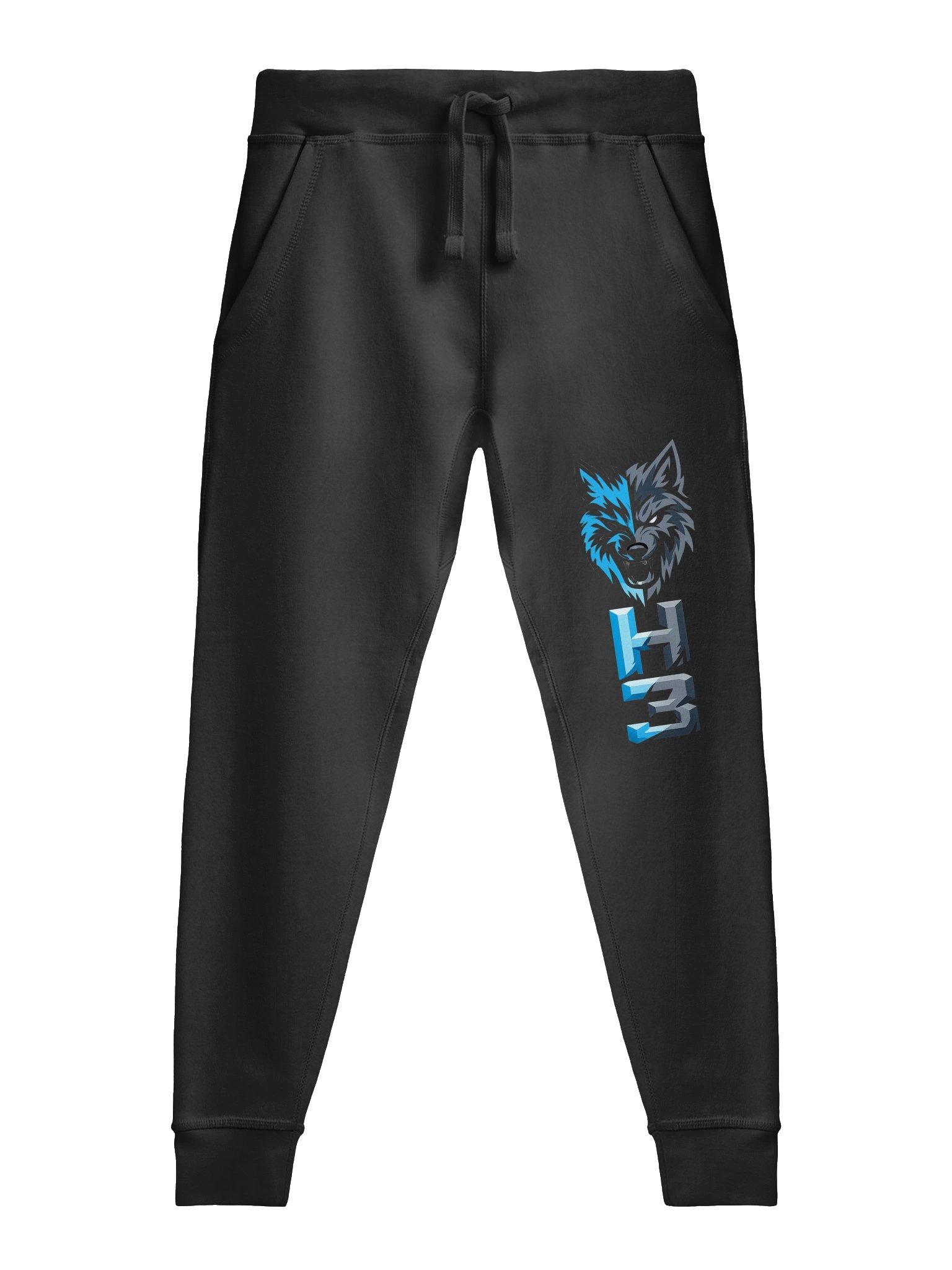 H3 icey blue n grey logo Joggers product image (2)