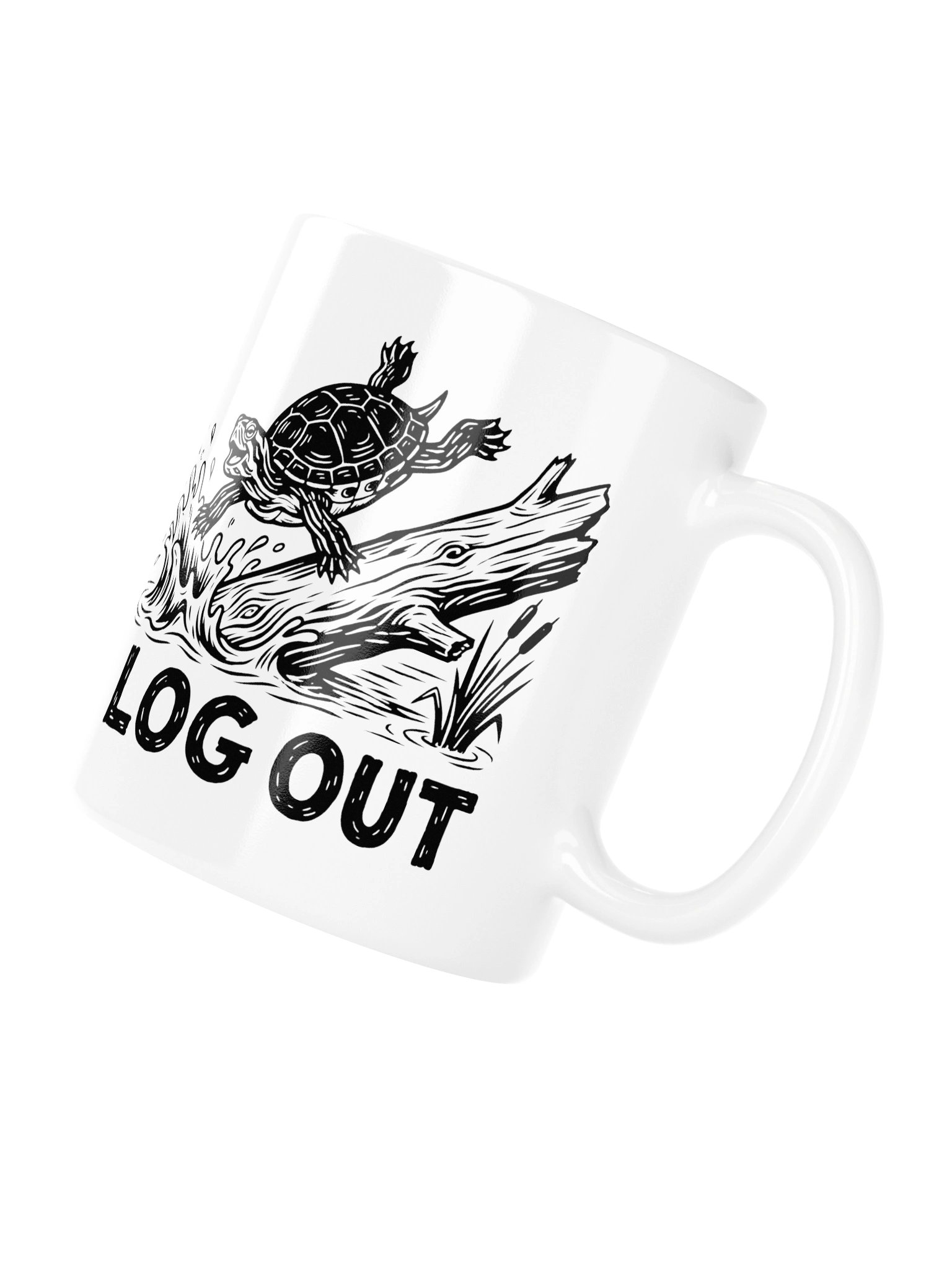 Log In, Log Out Turtle Mug product image (11)