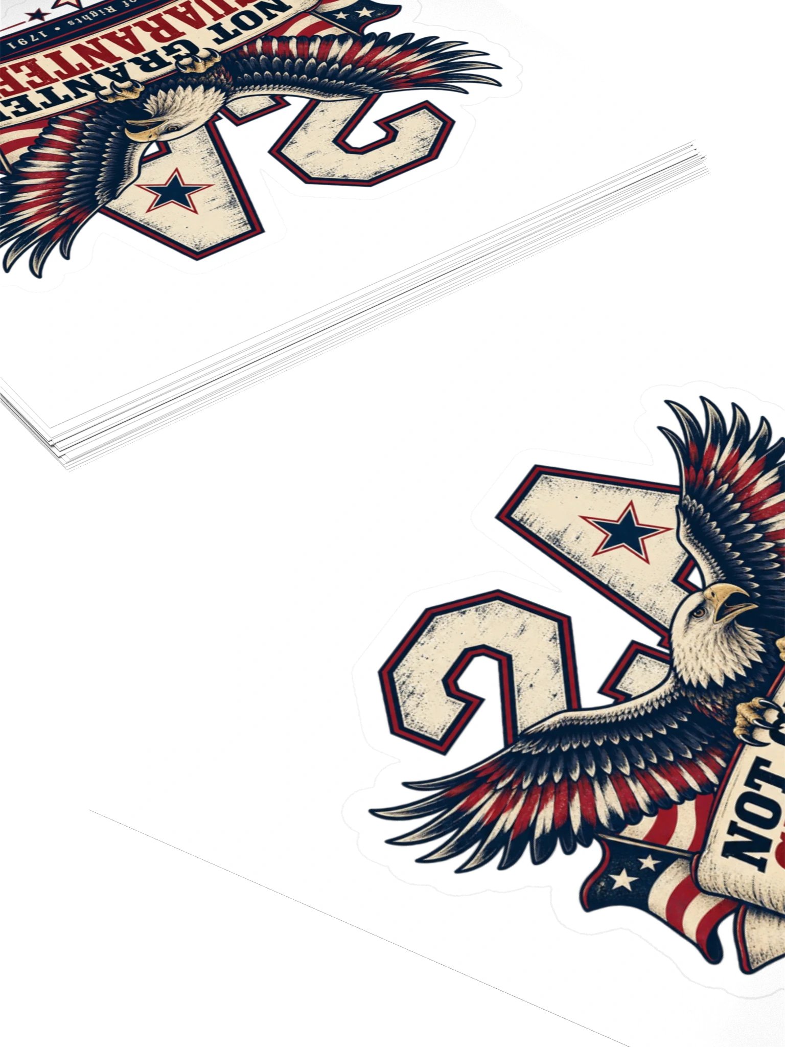 Not Granted, Guaranteed Kiss-Cut Sticker product image (4)