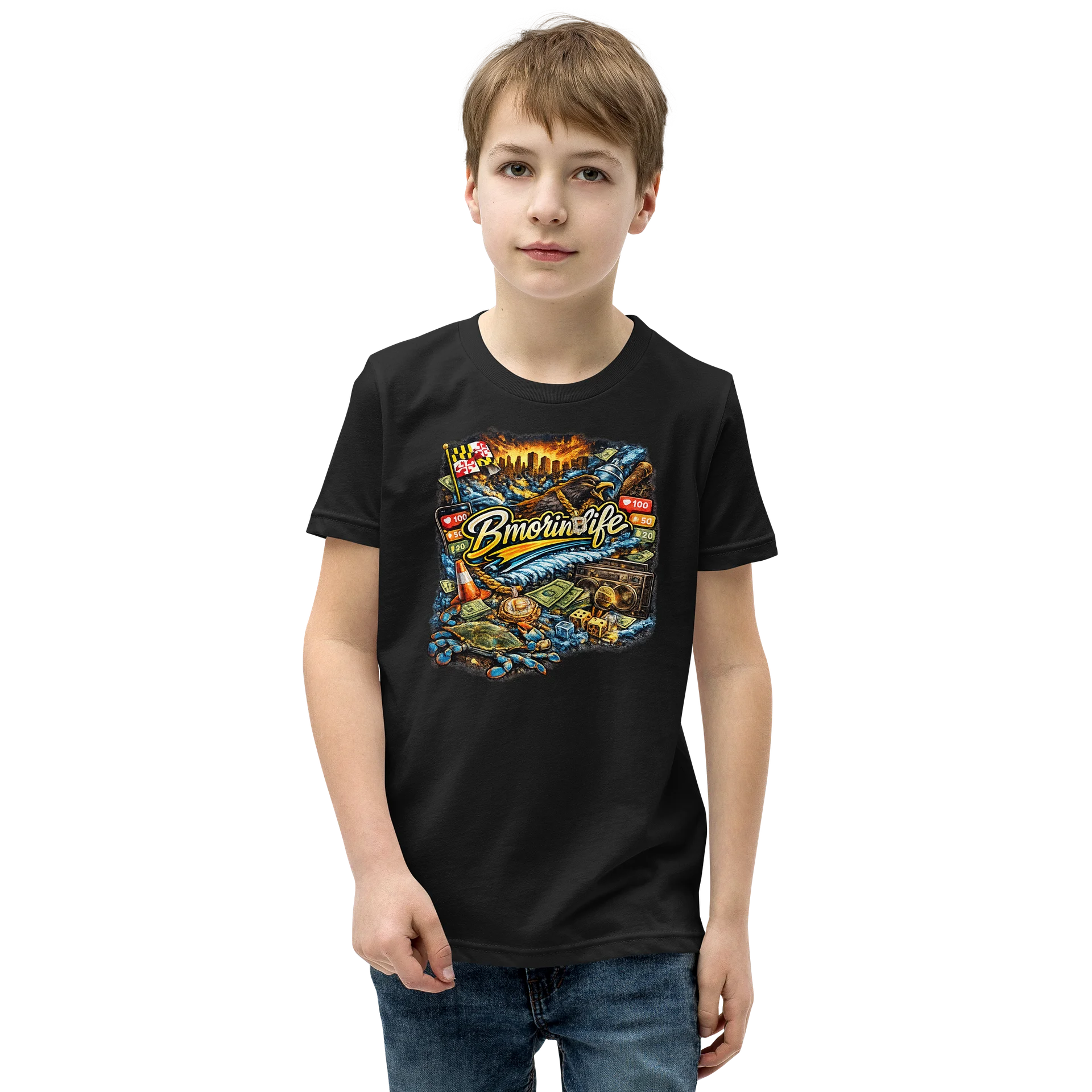 BmoreinLife “Pro-Tagger” Gamer Tee – Chase Your Dreams product image (1)