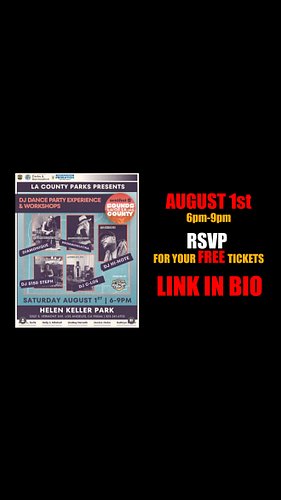 It’s almost showtime baby! Come and chill out with us this Saturday August 1st at Helen Keller Park 6pm-9pm presented by @sou...