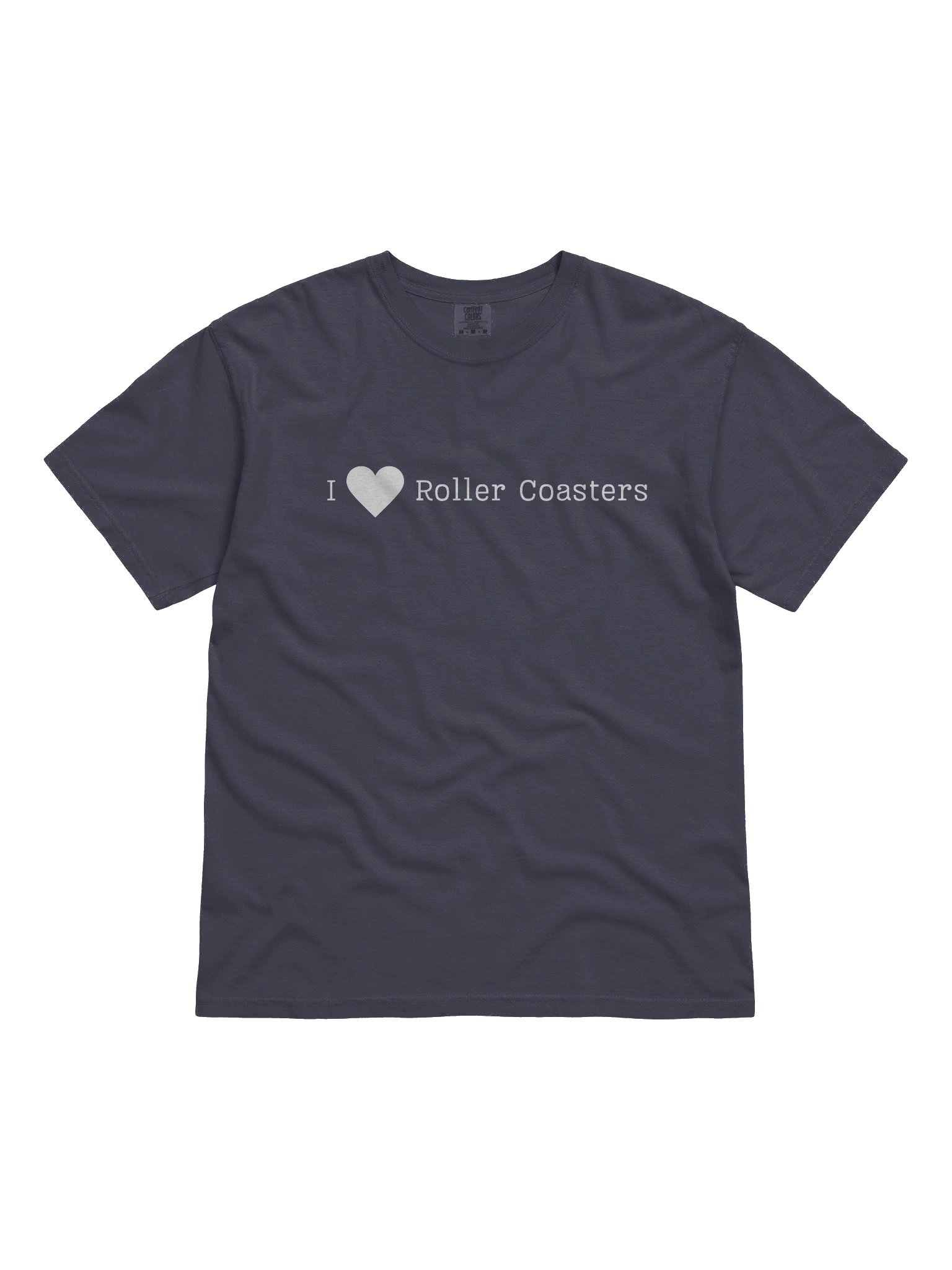 I Love Roller Coasters T‑Shirt – Coaster Enthusiast Tee for Theme Park Fans product image (1)