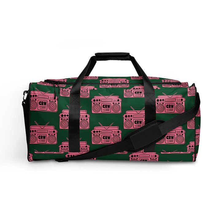 CRW Boombox Pink Logo Duffle Bag product image (1)