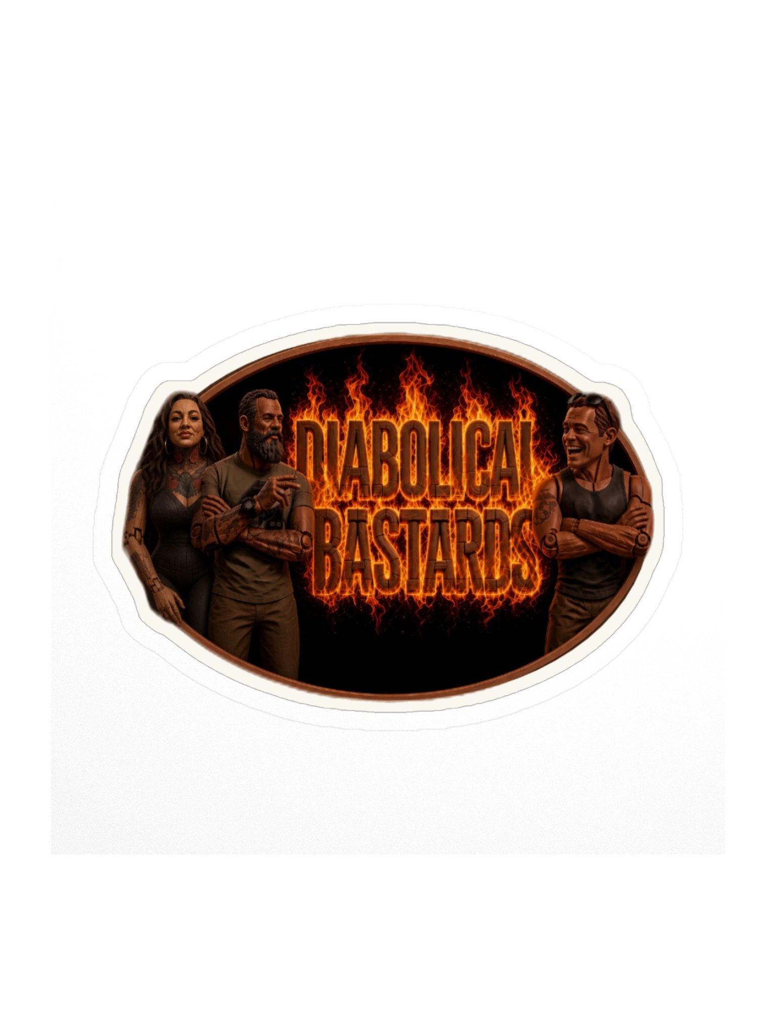 Diabolical Bastards Logo Sticker product image (2)