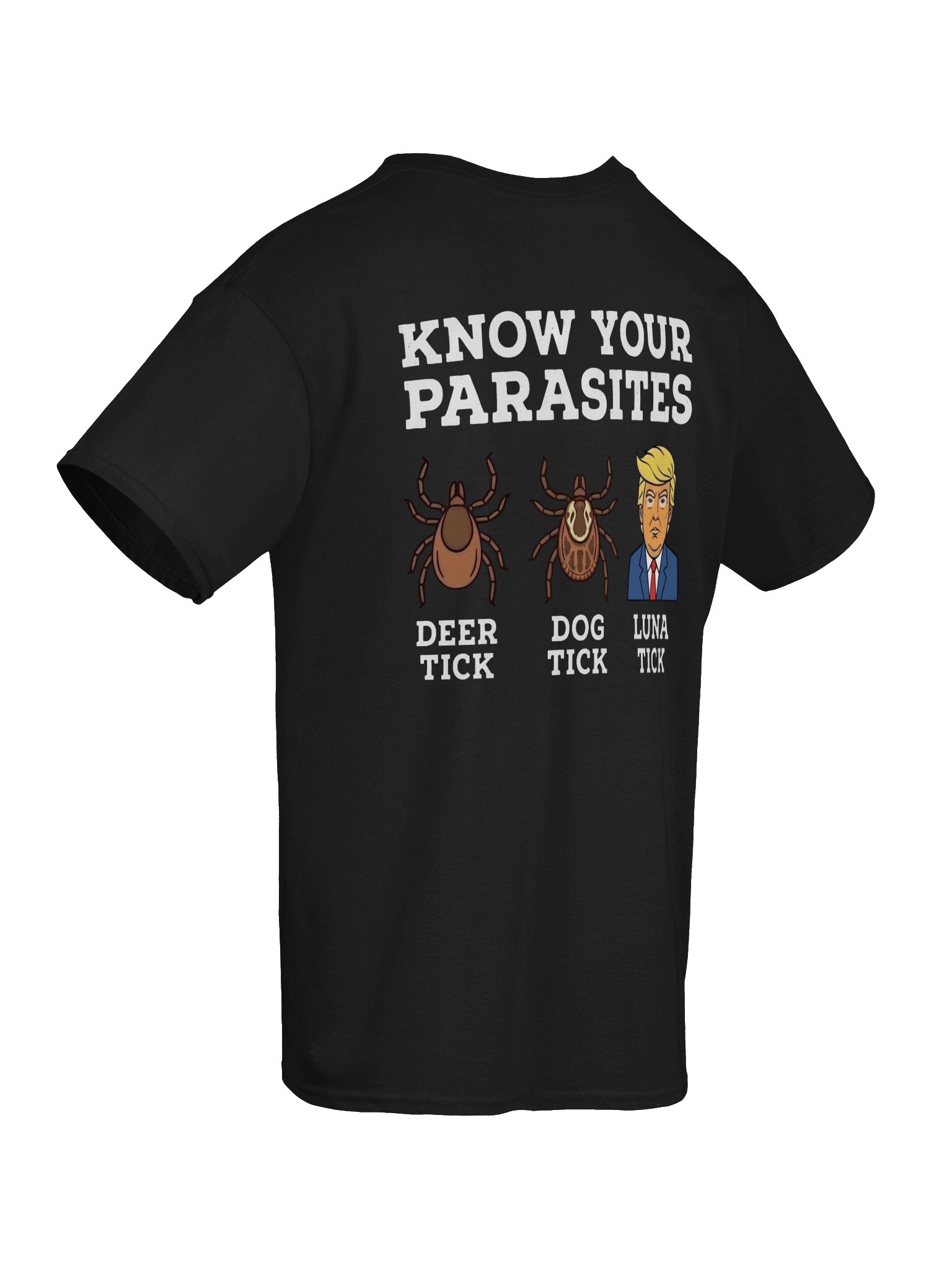 Know Your Parasites Funny Political T-Shirt - Sarcastic Humor Unisex Tee product image (2)