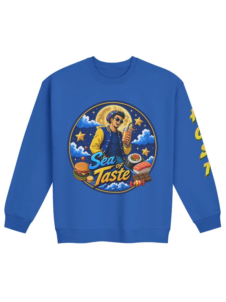 Sea of Taste | Moon Badge Crewneck product image (1)
