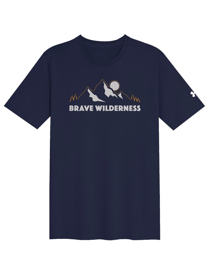 Brave Wilderness Mountain Unisex Under Armor T-Shirt product image (4)