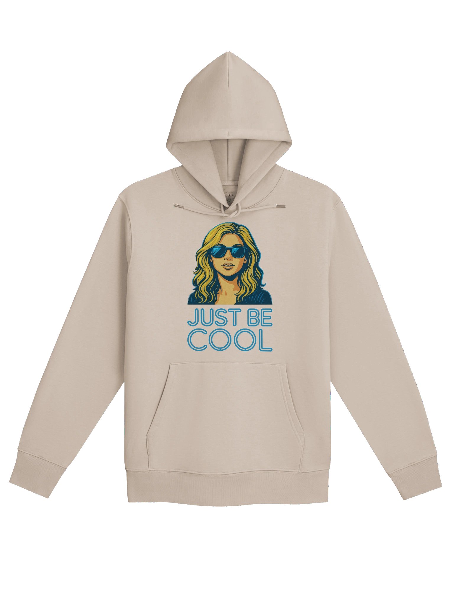 The JUST BE COOL (Pop Art) Graphic Hoodie product image (5)