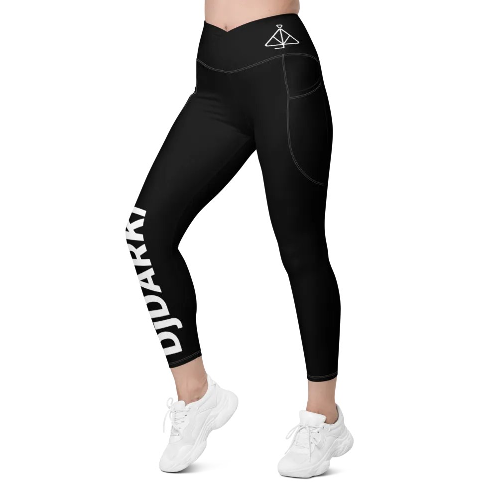 All-Over Print Crossover Leggings with Pockets product image (7)