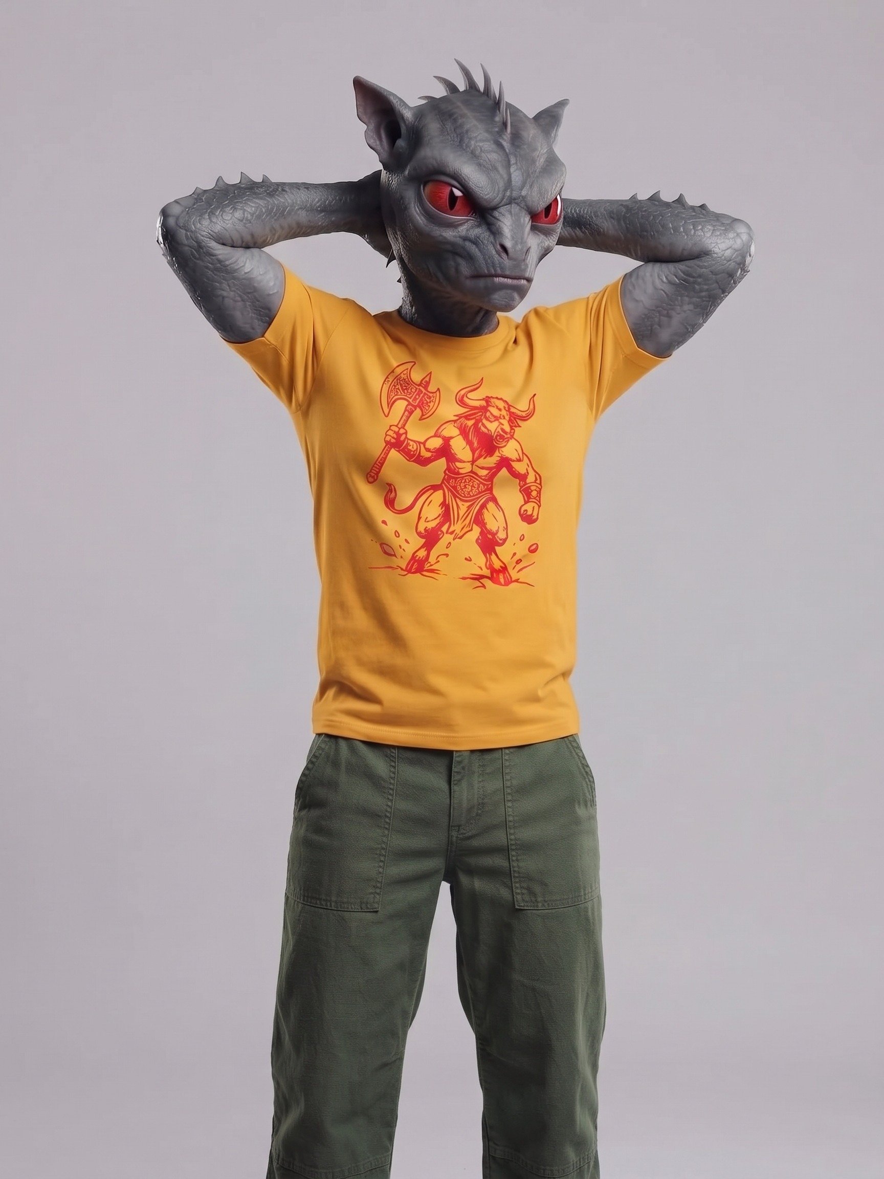Angry Medieval Minotaur Tee product image (2)