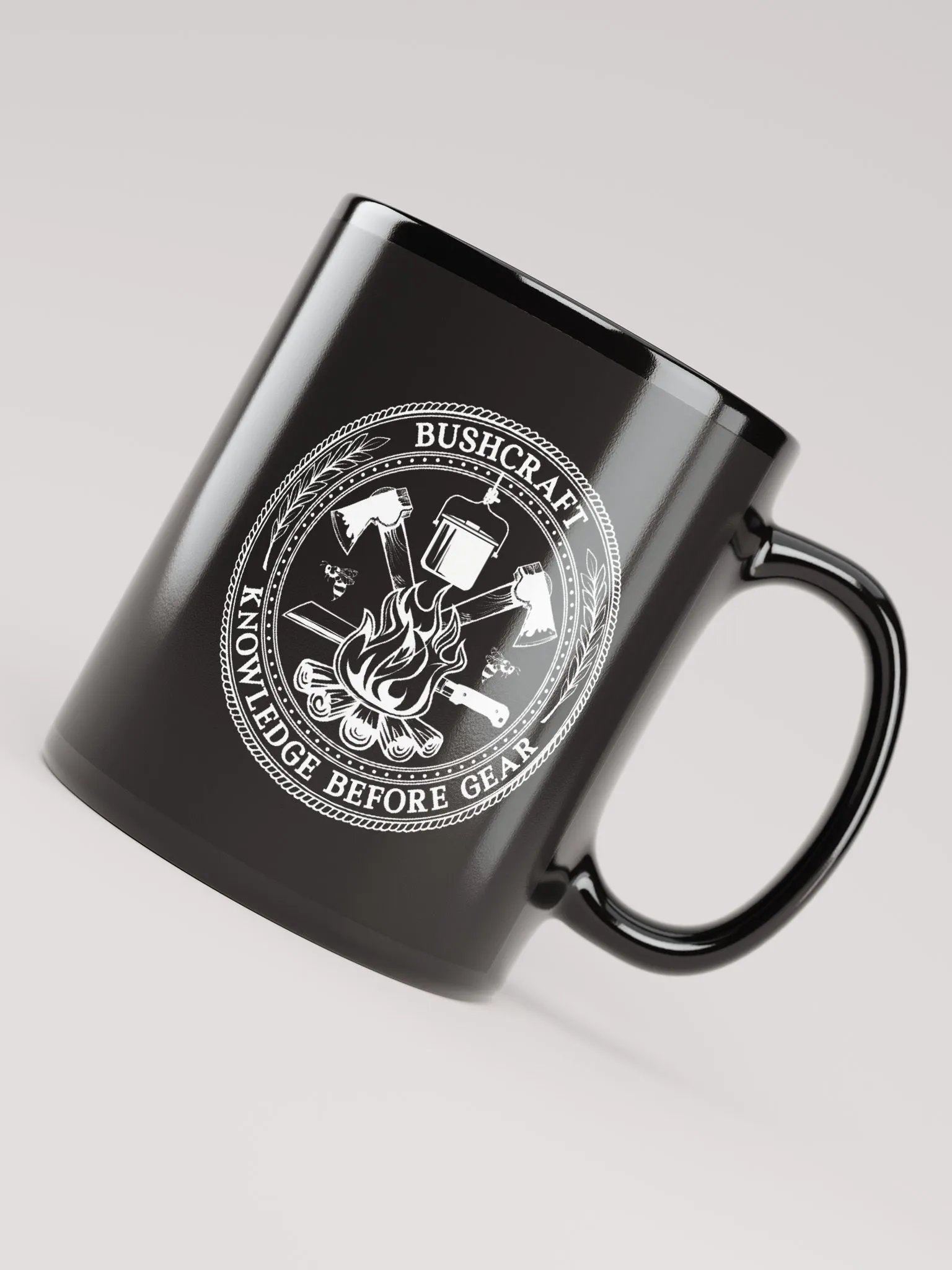 Bushcraft Coffee Mug (Black) product image (4)
