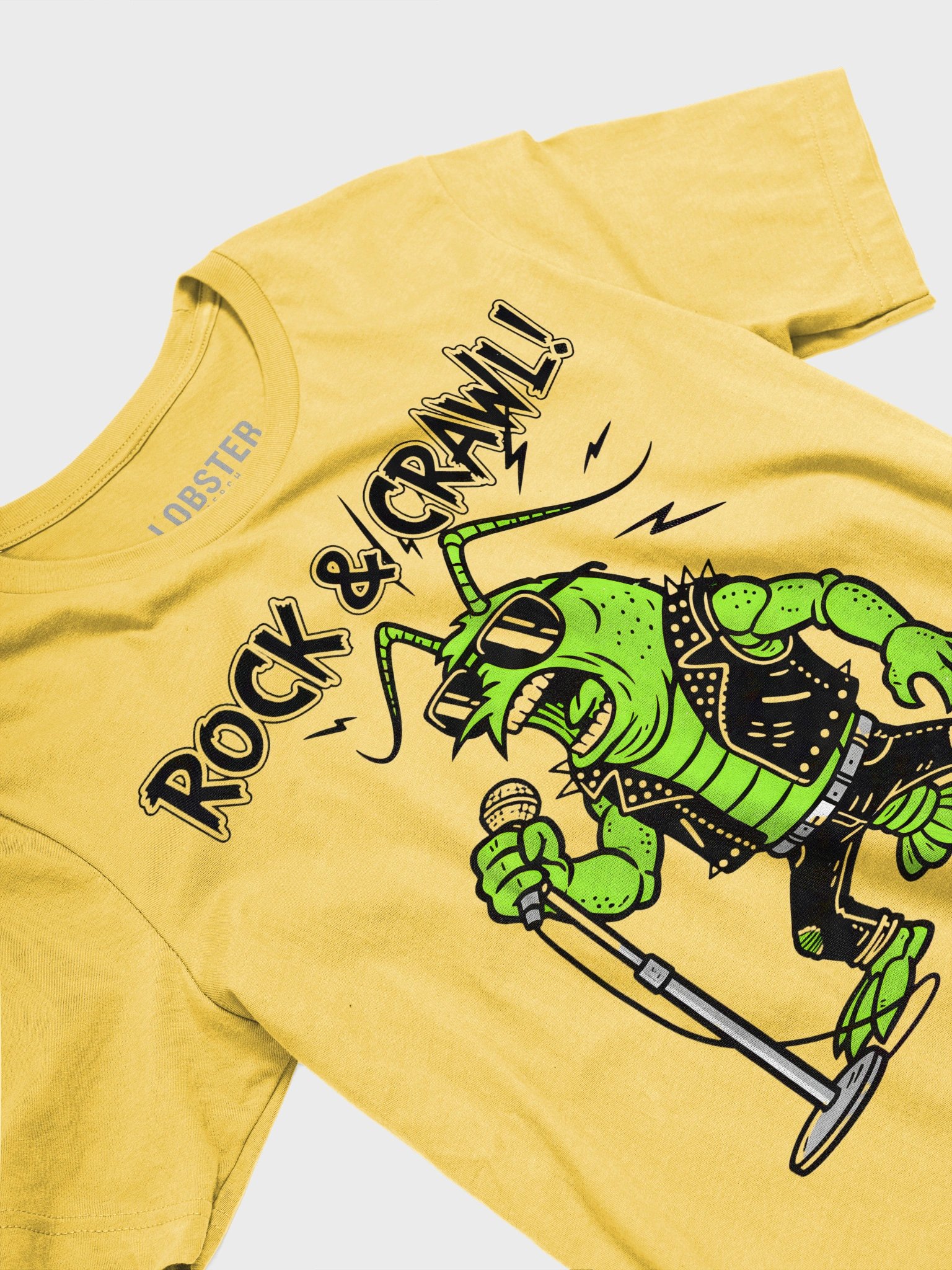 Rock & Crawl T-Shirt | Punk Lobster Rock Band Tee product image (5)