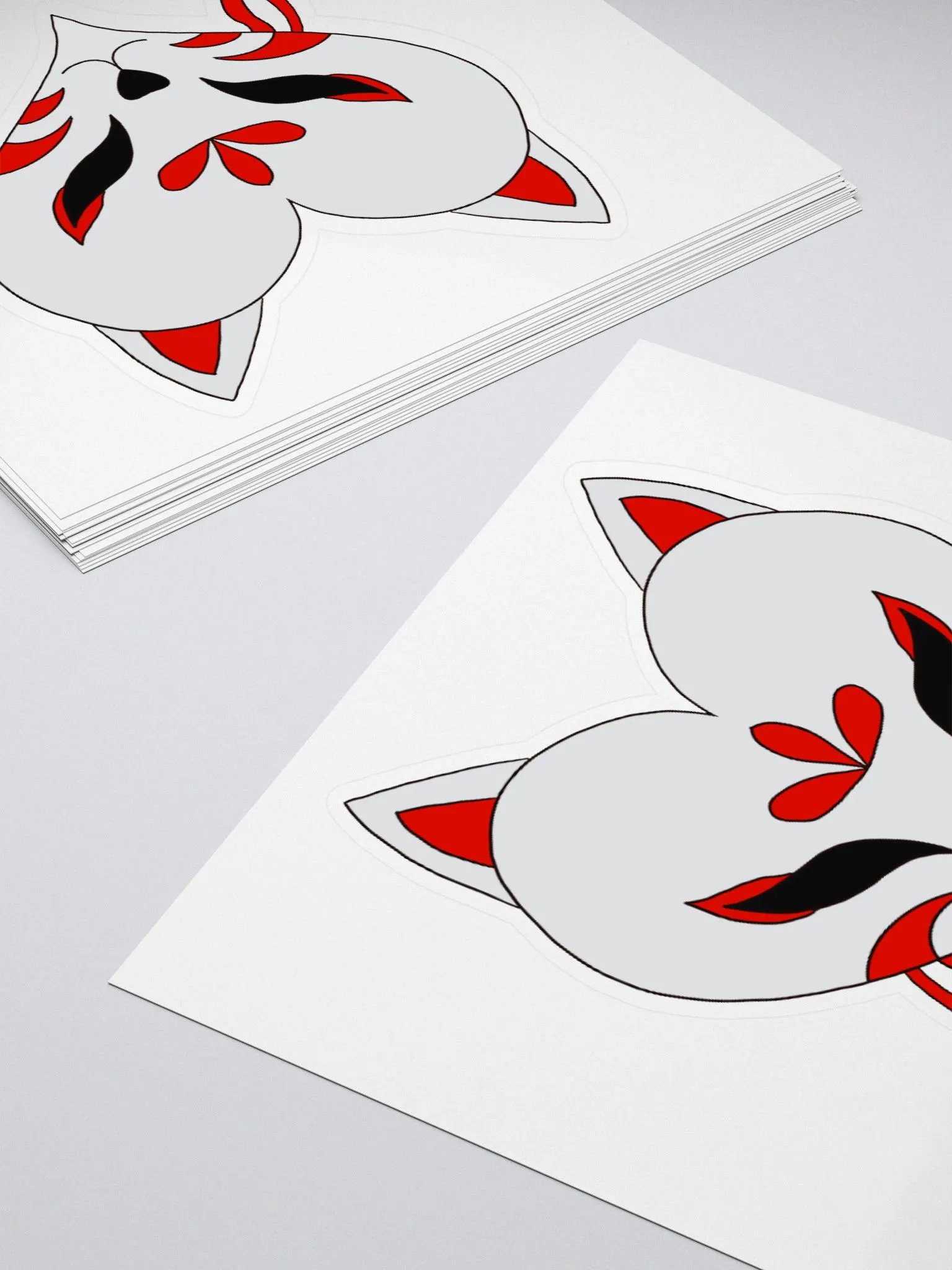 Kitsune Heart Sticker product image (4)