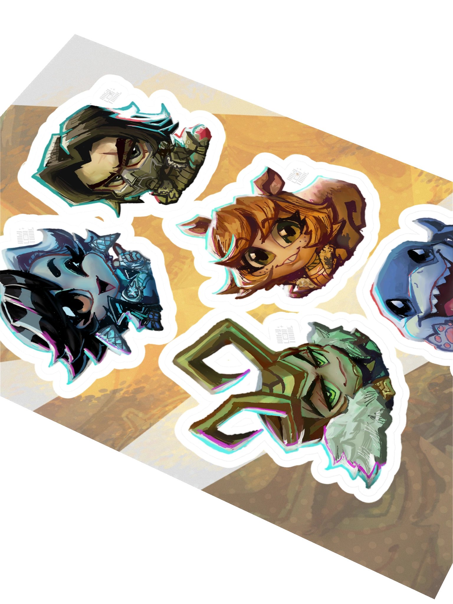 Chibi Rivals #2 Sticker Sheet product image (2)
