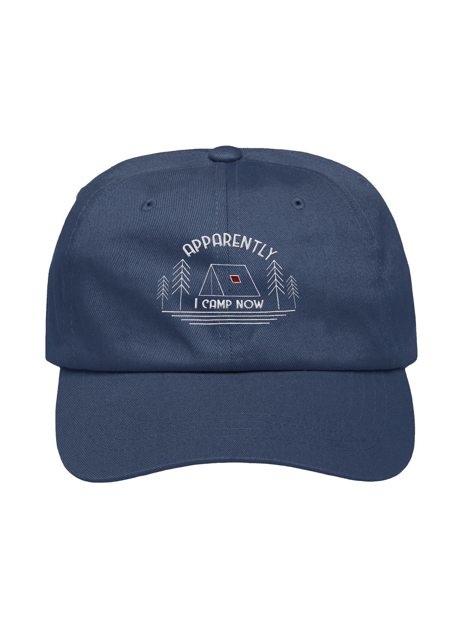 Apparently I Camp Now Camping Hat – Funny Tent Dad Cap for Campers, Hikers, Outdoors & RV Trips product image (1)