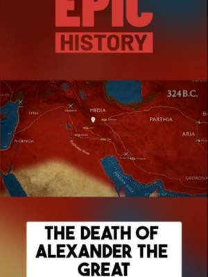 Alexander’s empire was built on conquest… but his death is still a puzzle. What really happened in the final days of the Great? watch the full video at Epic History. #AlexanderTheGreat #AncientHistory #HistoryTok #HistoricalMystery #Hellenistic