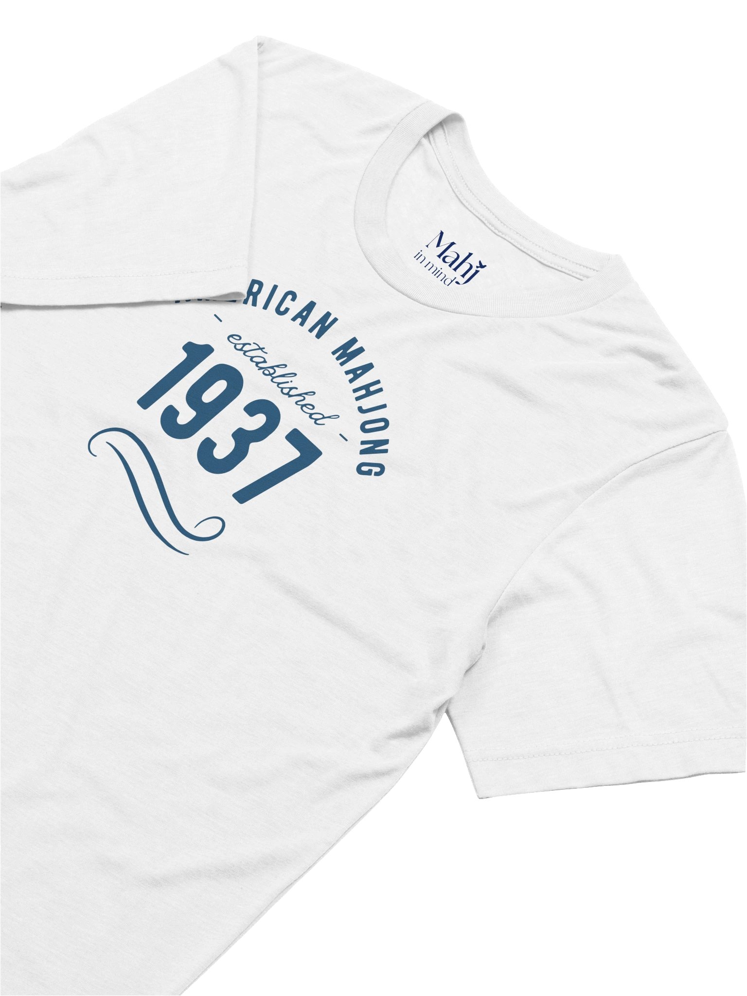 American Mahjong 1937 Vintage Blue Emblem Tee product image (6)