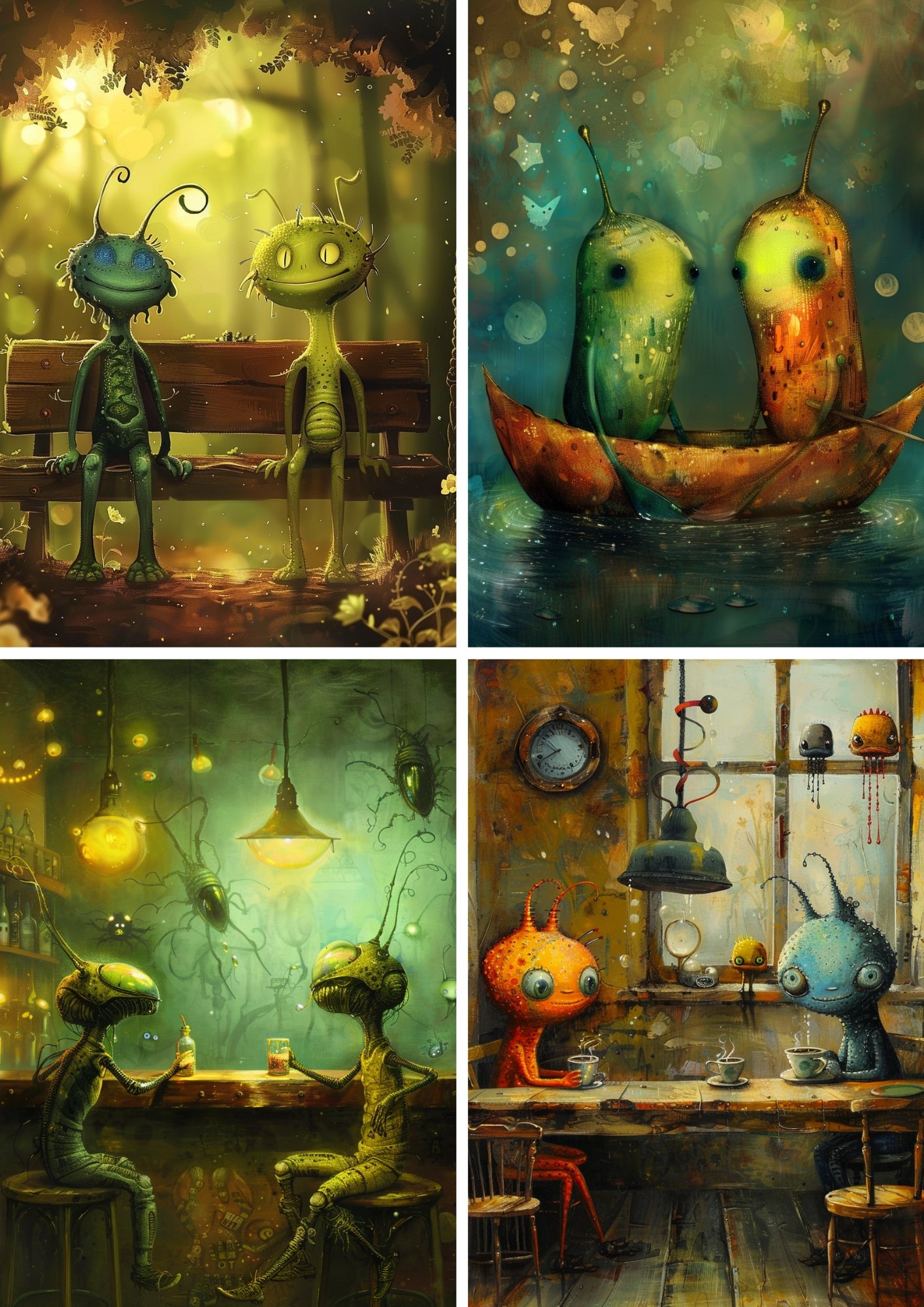 12 "Alien Friends" Clipart Image Bundle product image (3)