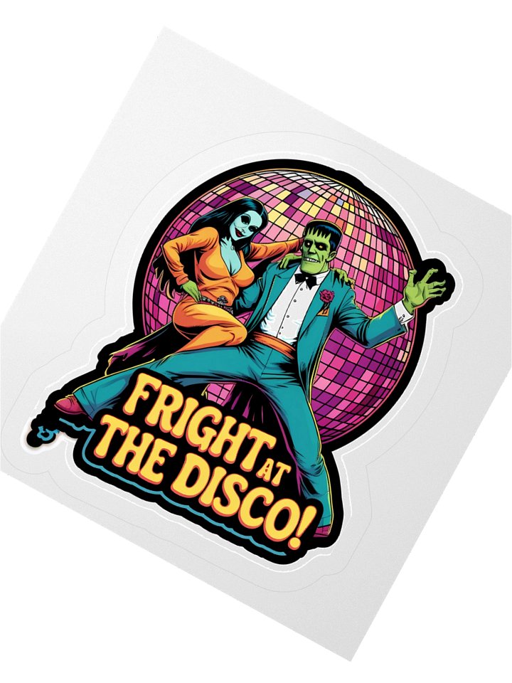 Fright at the Disco Kiss Cut Stickers product image (2)