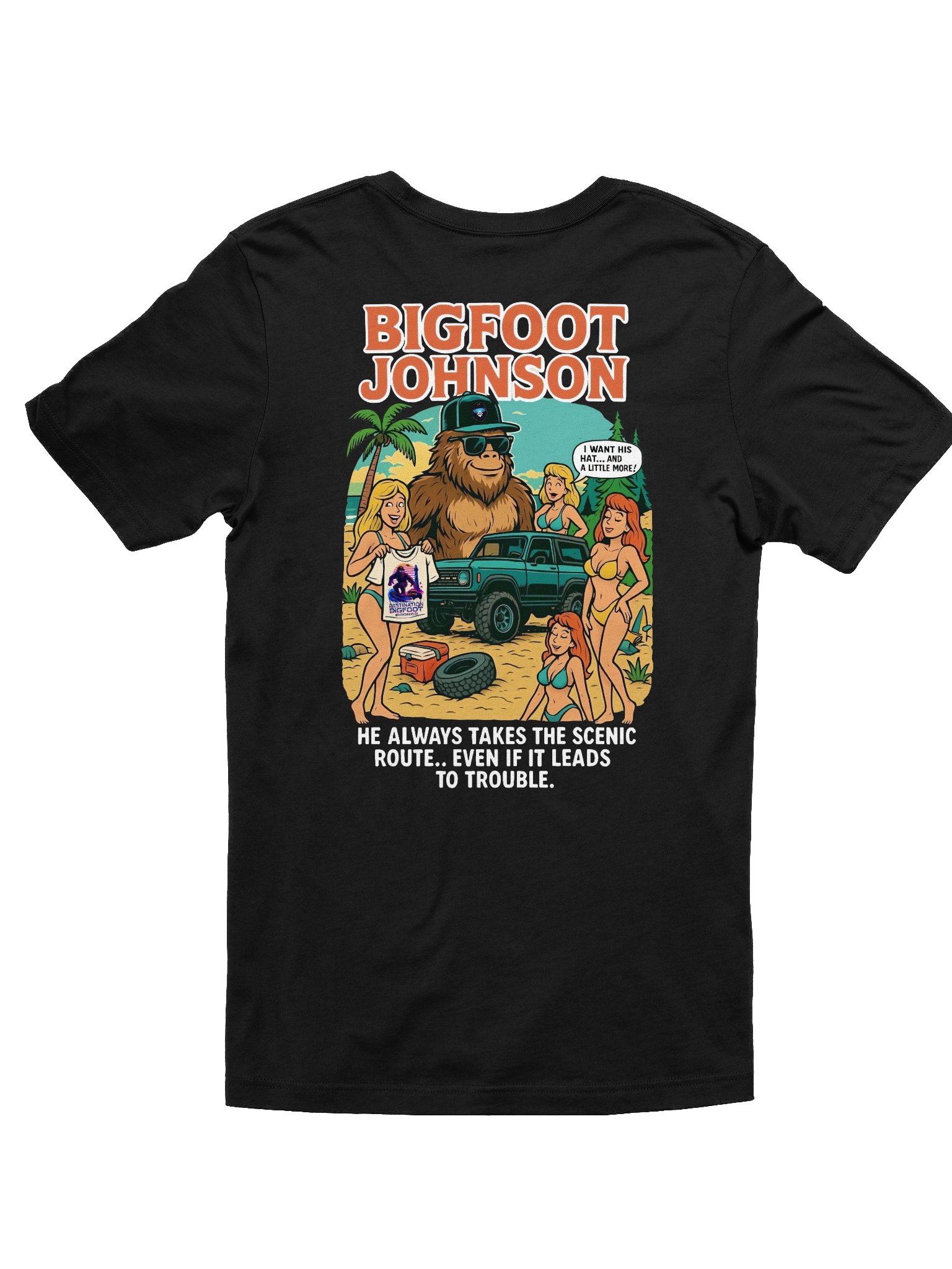 Bigfoot Johnson Scenic Route Tee (Black) product image (2)